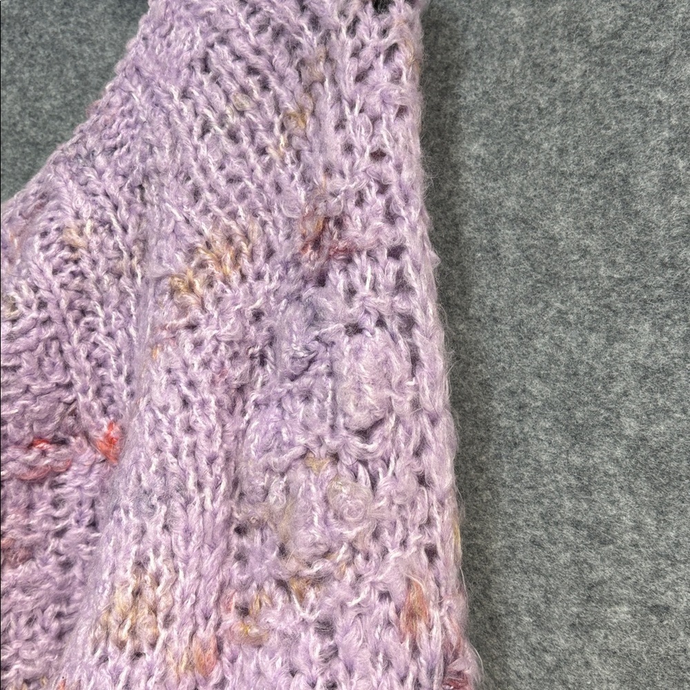 Free People Sunset cloud pullover violet glow pullover sweater M - Picture 6 of 10